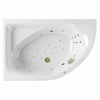 Ванна акриловая EXCELLENT Aquarella ULTRA WAEX.ARL17.ULTRA.BR 170x110 белая с гидромассажем