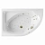 Ванна акриловая EXCELLENT Aquarella ULTRA WAEX.ARL15.ULTRA.BR 150x100 белая с гидромассажем