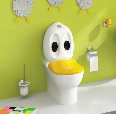Унитаз детский CREAVIT DUCKY DC360-11 белый, с бачком