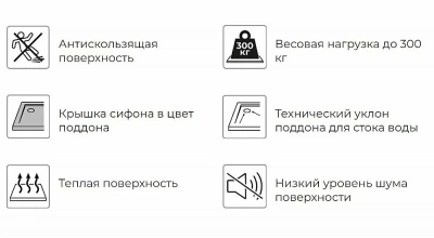 Душевой поддон RGW Stone Tray STL MW 52211099-15 90x90 белый мрамор