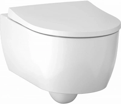 Унитаз подвесной Geberit iCon 500.362.TC.I белый, с крышкой микролифт, с инсталляцией, безободковый