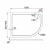 Душевой поддон Veconi Tezeo stone TZ11-10090A-01-19C3 100x90 Душевой поддон Veconi Tezeo stone TZ11-10090A-01-19C3 100x90
