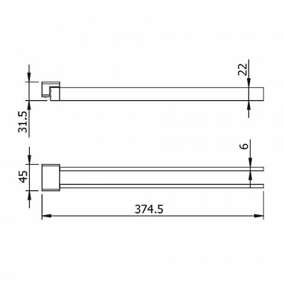 Полотенцедержатель Langberger Vico 11308A