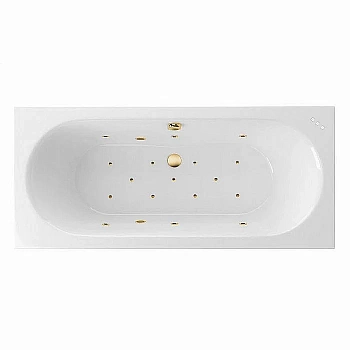 Ванна акриловая EXCELLENT Oceana Slim RELAX WAEX.OCE17S.RELAX.GL 170x75 белая с гидромассажем