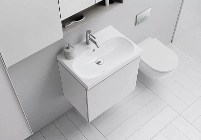 Унитаз подвесной Geberit Acanto 500.301.KJ.A белый, с крышкой микролифт, с инсталляцией, безободковый