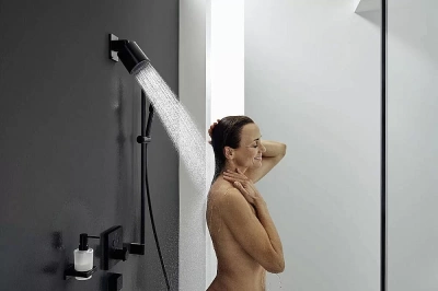 Верхний душ Hansgrohe Pulsify 24130670 черный матовый