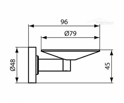 Мыльница Ideal Standard IOM A9129AA