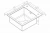 Мойка кухонная Zorg Inox Glass GL-6051 Белая