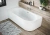 Акриловая ванна Riho Desire Velvet White 184x84 белая матовая