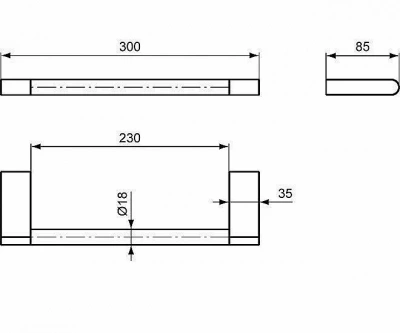 Полотенцедержатель Ideal Standard Connect N1385AA
