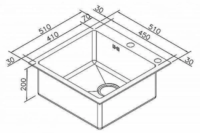 Мойка для кухни ZORG Inox RX RX-5151