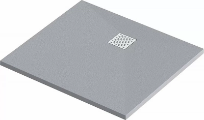 Душевой поддон литьевой Good Door Essentia 2 90x80 серый