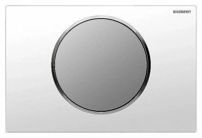 Кнопка для инсталляции Geberit Sigma 10 белый/хром