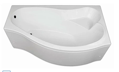 Акриловая ванна Aquanet Palma 170х90 с к/с