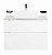 Тумба с раковиной и столешницей BelBagno ETNA H60 2C 80 Bianco Lucido