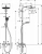 Душевая система Hansgrohe Crometta S Showerpipe 240 1jet 27269000 Душевая система Hansgrohe Crometta S Showerpipe 240 1jet 27269000