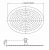 Верхний душ RGW Shower Panels SP-83-25 250x150