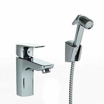 Смеситель для раковины PAINI Viva Style P4CR205/574 с гигиеническим душем, хром