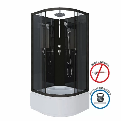 Душевая кабина Niagara Classic NG-6508-14BKT 90x90