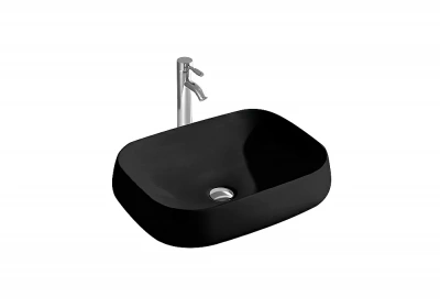 Раковина накладная Aquatek 56 AQ5526-MB черная матовая