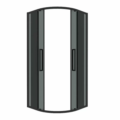 Душевой уголок Grossman Cosmo 301.K33.02.9090.21.10 90x90 профиль черный матовый/стекло тонированное