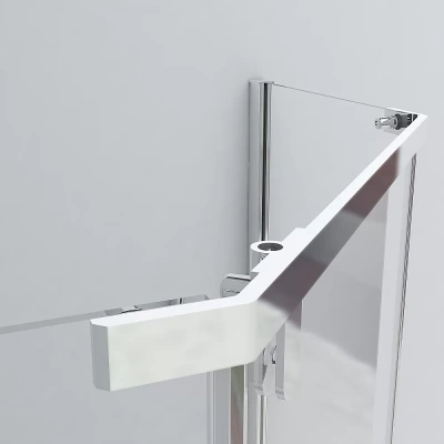 Душевой уголок Vincea Stresa VSP-1S900CLG 90x90 стекло прозрачное/профиль брашированное золото