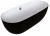 Ванна акриловая GROSSMAN Classic GR-2401MB 150x75 белая, черная матовая
