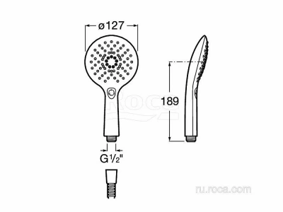 Душевая лейка Roca Plenum 5B1L11C00