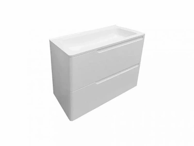 Тумба с раковиной подвеснаяЭстет Kare Luxe 70 2 ящика
