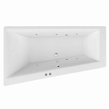 Ванна акриловая EXCELLENT Sfera SOFT WAEX.SFL17.SOFT.CR 170x100 белая с гидромассажем