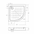 Душевой поддон Cezares TRAY-A-R-15-W 85х85