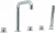 Смеситель для ванны Allen Brau Priority 5.31007-00
