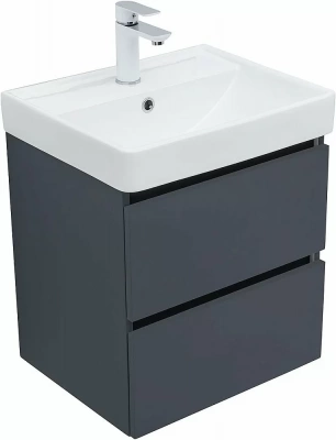 Тумба с раковиной Aquanet Вега 2.0 337946/301802 50 маренго