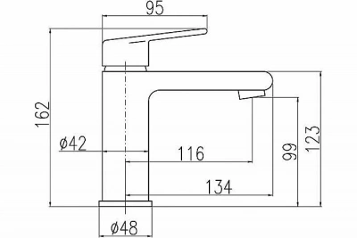 Смеситель для раковины Rav-Slezak COLORADO CO229.5 хром