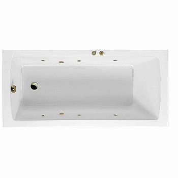 Ванна акриловая EXCELLENT Aquaria SOFT WAEX.AQU16.SOFT.BR 160x70 белая с гидромассажем
