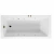 Ванна акриловая EXCELLENT Aquaria SOFT WAEX.AQU16.SOFT.BR 160x70 белая с гидромассажем
