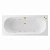 Ванна акриловая EXCELLENT Oceana SOFT WAEX.OCE16.SOFT.GL 160x75 белая с гидромассажем
