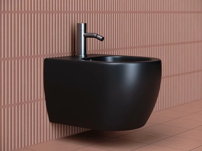 Биде подвесное Ceramica Nova PLAY CN3002MB черное