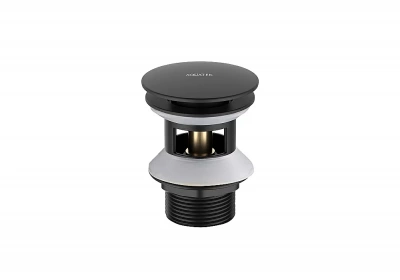 Донный клапан Aquatek AQ6002MB черный матовый