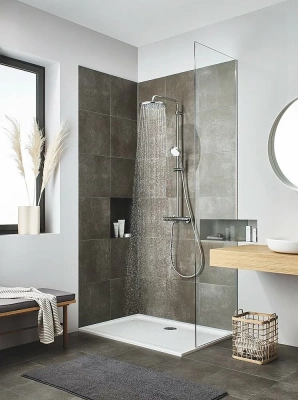 Верхний душ Grohe Tempesta 250 26666000 белый/хром