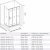Душевой уголок Good door ORION WTW-PD+SP 90x80 стекло матовое/профиль хром Душевой уголок Good door ORION WTW-PD+SP 90x80 стекло матовое/профиль хром