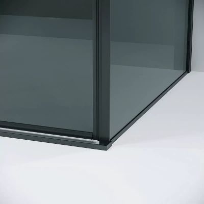 Душевой уголок Grossman Galaxy 120.K33.01.1070.21.10 100x70 профиль черный матовый/стекло тонированное