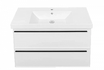 Тумба с раковиной LA FENICE Elba Bianco TWIN 100 белая
