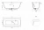Ванна Salini Orlanda AXIS KIT S-Sense 103311GRF 190x80 белая/полностью RAL глянцевая