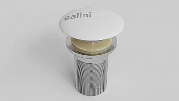 Донный клапан Salini D501 S-Sense белый глянцевый