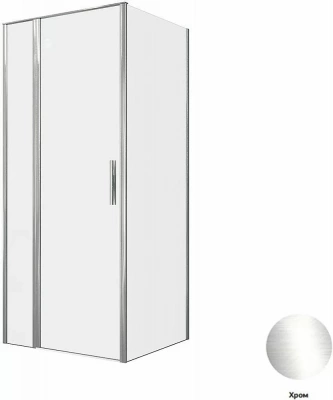 Душевой уголок Allen Brau Priority 90x80 3.31025.00 + 3.31040.00 прозрачный/хром