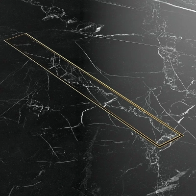 Душевой трап Excellent Stilio Gold 60 INEX.1515.600.P.GL золото
