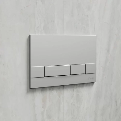 Кнопка для инсталляции Lemark Bit 9803007 хром матовый