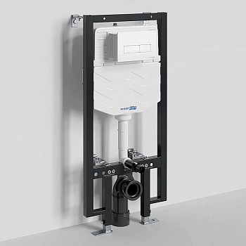 Инсталляция для унитаза WasserKraft Vils 56TLT.010.ME.WM03 с белой матовой кнопкой