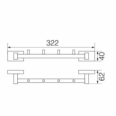 Крючок Veragio Ramba VR.RMB-4934.CR